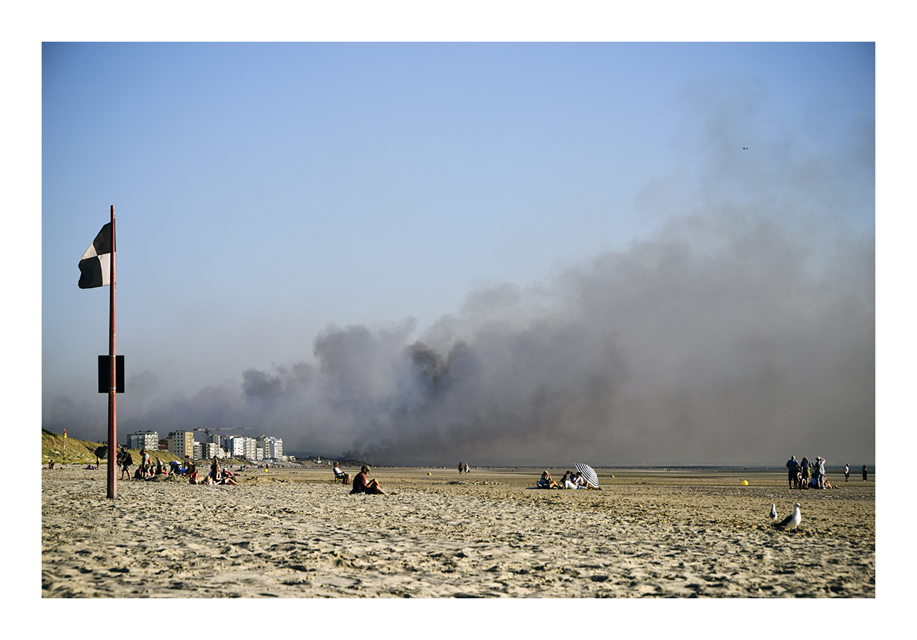 Incendies dans les dunes d'Hardelot le 12 août 2026
