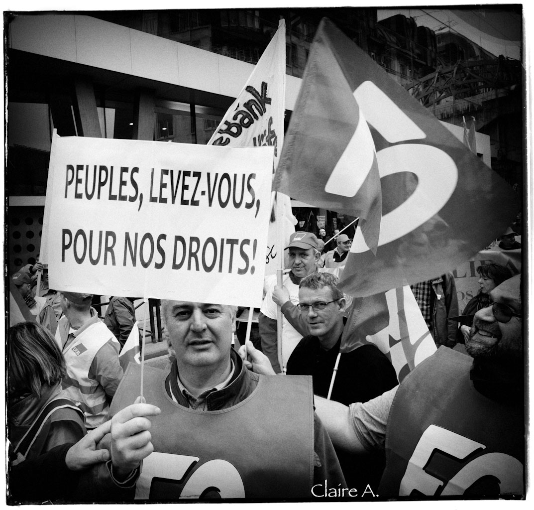 Manifestation Bruxelles 2014